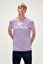 Men's Purple Crew Neck T-Shirt - 4