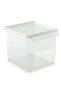 3-Piece Refrigerator Organizer with Lid, In-Cabinet Organizer Storage Container Set 165*178*160 mm - Transparent - 2