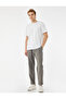 Viscose Pocket Detailed Rayon Tapered Waist Lace-Up Trousers