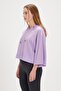 Ella Purple Women's Hoodie Sweatshirt - 3