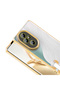 Honor 200 Case Corners Colorful Transparent Camera Protected Silicone Luxury Cover - 3