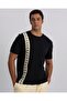 222 Banda Ecop Men's Black Regular Fit T-Shirt