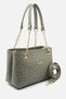 Women's New Season Green Bag and Wallet Set - 4