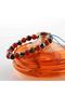 Certified Tiger Eye - Hematite - Agate Natural Stone Bracelet - 8 Mm - 4