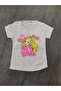 2025 Summer New Season Girl's 1 Piece Printed First Quality Combed T-Shirt - 2