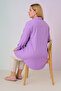 Women's Plus Size Comfortable Shirt - Lilac - 5