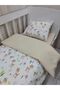 Cotton Baby Kids Bedding Set 60x120 Karaca Brown for Crib - 2