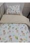 Cotton Baby Kids Bedding Set 60x120 Karaca Brown for Crib - 3