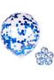 Frozen Elsa Blue Sequin Transparent Balloon Number Balloon Heart Star Queen of Snow Concept with Foil Balloon - 2