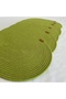 Jute Placemat, Table Decor Supla Oval Pistachio Green 30X40 Set of 6 - 3