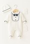 Baby Boy Newborn Romper Special Day Hospital Discharge Set Hat & Gloves Set Baby Mevlut Gift - 3