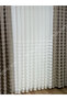 Half Horizontal Linen Tulle Curtain |   Heavy Weight, 1/3 Tight Pleats, No Ironing Required - 4