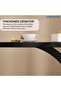C-Shaped End Table, Sofa Side Table, Bedside End Table, Portable and Easy to Assemble Nightst - 9