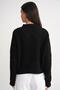 6936 Women's Thessaloniki Buttoned Regular Fit Knitwear Cardigan Black - 7