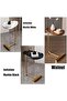 Oval c Side Table, C Shaped Side Table, Small Side Table, Couch Tables That Slide Under, - 7