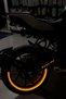 For Motorcycle 17 Inch Compatible with All Rims Reflector Orange Half Rim Set (Piece of 4)