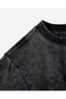 Coffe Cat Printed Washable Vintage Unisex Oversize T-Shirt - 3