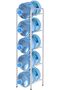 5-Tier Water Cooler Jug Rack - 5 Gallon Water Bottle Storage Rack Jug Holder - Heavy Duty Bottle Bud