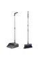 180º Rotating Broom and Dustpan Set Adjustable Long Handle With 2 Extra soft Combo Brush - 2