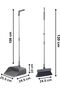 180º Rotating Broom and Dustpan Set Adjustable Long Handle With 2 Extra soft Combo Brush - 6