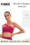Women's One Shoulder Sports Bra Wireless Padded Yoga Bra Halter Style Medium Support Workout Bra - 5