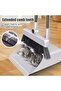 180º Rotating Broom and Dustpan Set Adjustable Long Handle With 2 Extra soft Combo Brush - 6