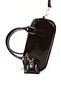 Crinkle Textured Brown Shk207 Faux Leather Charm Detailed Zippered Adjustable Strap Hand, Arm and O - 8