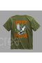 Palestine Design Palestine - Military Co Digital Printed Cotton Crew Neck T-Shirt Khaki - Khaki