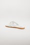 Women's White Daily Cross-Strapped Soft Slippers Summer Comfortable Stylish Lightweight Beach Sea Pool Trip Slippers - 6