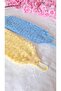 Hand Knitted 2-Pack Bath Towel Bath Scrub Blue Yellow Fiber Fb Mother Father Child - 4