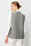 Women's Pıtırcık Floral Patchwork Felt Wool Vest Y.Smoked_A.Purple - 3