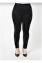 Black High Waist Lycra Plus Size Jean Trousers - 3