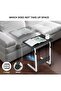 Bedside Laptop Table Height Adjustable Desk, Black - 3