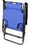 Foldable Beach Chair 153x60x35 Blue] - 4