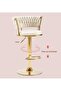 Stylish Barstools - Adjustable Counter Height Chairs with Backrest and Footrest for Kitchen, Dining, - 5