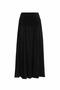 Black Side Zipper Flared Skirt T25Y-2003 - 2