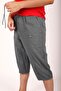 Unisex Linen Fabric Raw Cloth Summer Comfortable Bermuda Capri - 5