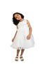Apple Blossom White with Blue dress - 3