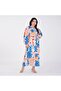 Rayon Colorful Patch Print- V-Neck Maxi Dress with Belted Waist, Available in 3 Colors. - 5