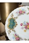 Antique Royal Albert Berkeley Series Color Flower Porcelain Cake Wall Plate 18.5 cm Pcs - 3
