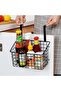 Over Cabinet Door Organizer, Steel Wire Kitchen Cabinet Organizer Holder for Cutting Boards Wall Doo - 2