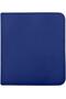 Zippered Pro Binder Dark Blue 12 Pockets 480 Card Capacity