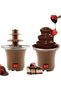 Chocolate Fountain Machine, 3 Tier Stainless Steel Fondue Heat & Motor Controls Electirc Chocolate F - 4