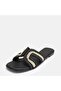 Large Size Women's Wicket Slippers 41-42-43-44-Black - 4
