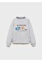 Embroidered Animal Print Sweatshirt - 3