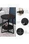 2-Layer Round Coffee Table,End Tables for Living Room, Side Tables, Sturdy and Easy Assembly,Double- - 7