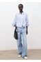 Striped Shirt with Embroidery Details - 2