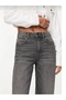 Copy - Women's High Waist Beige Jeans Casual Beige Denim Pants Palazzo Julia - 5