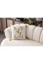 Comfort Series Punch Embroidered Linen Throw Pillow Cover 43X43 cm - 3