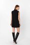 Women's Double Breasted Closure Sleeveless Blazer Shorts Jumpsuit - 4